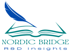 The Nordic R&D Bridge logo - Media and innovation initiative by SKRC